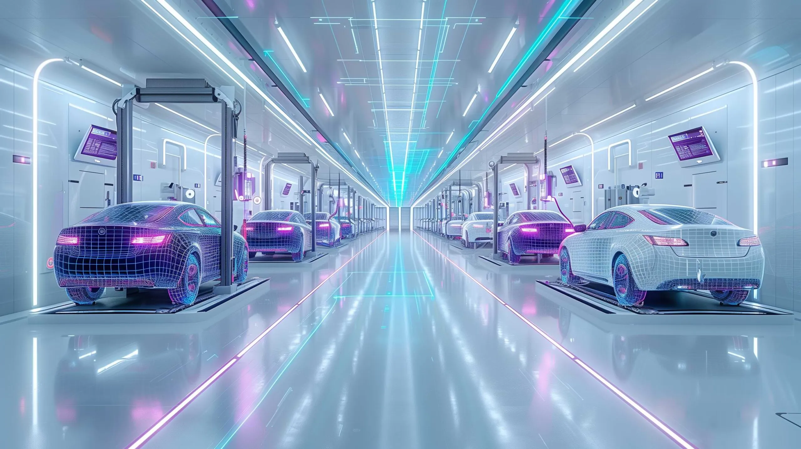 Moderne Autowerkstatt mit digital unterstütztem Kundenservice